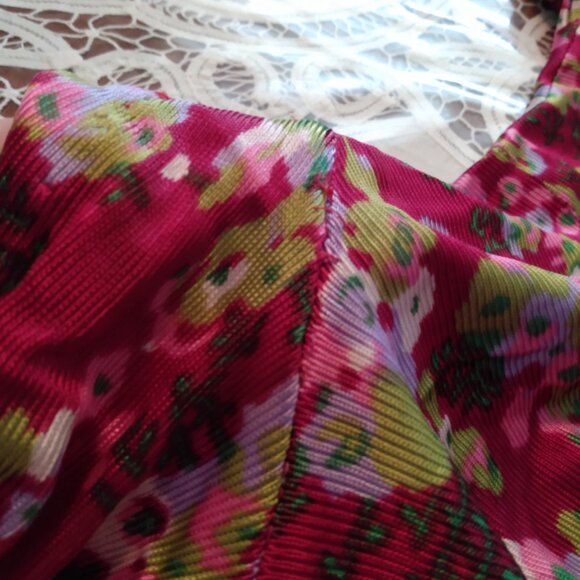 Vintage Peignoir Robe Over Dress 28" Bust 22" Waist Dressing Gown Dress Duster - Picture 14 of 16